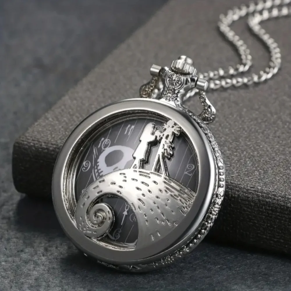 New nightmare before Christmas tim Burton pocket watch